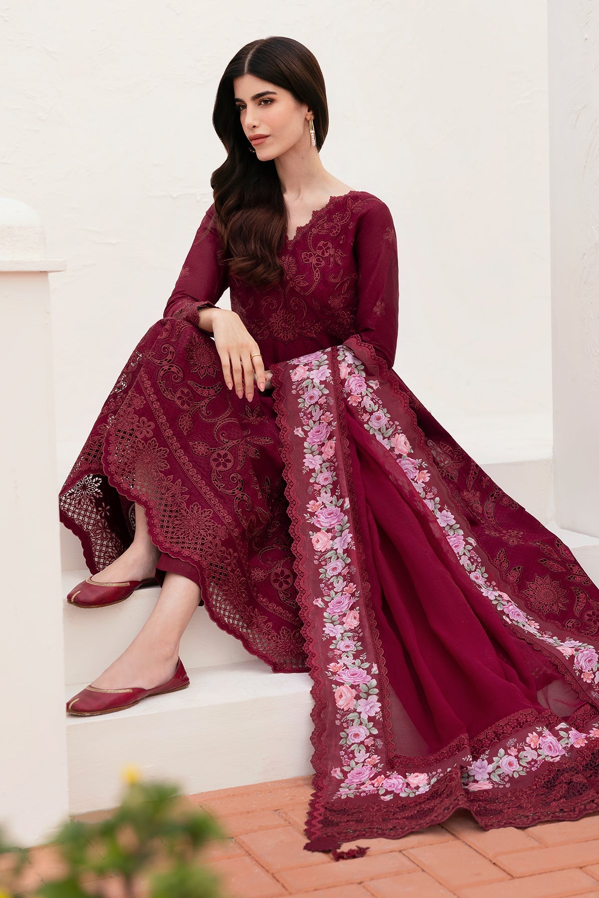Baroque | Edit Lawn’26 | EMBROIDERED LAWN EL-D05 UNSTITCHED