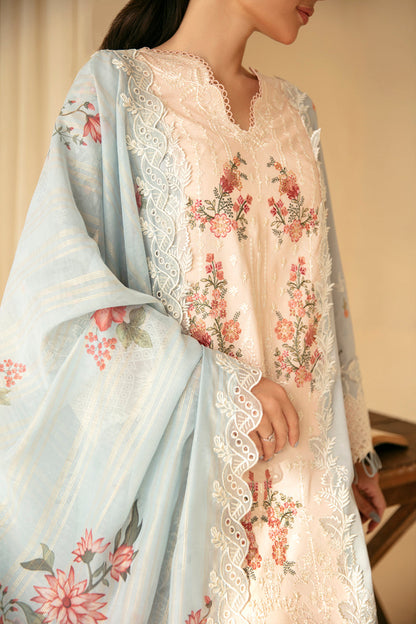 Qalamkar | Qlinekari Luxury Lawn | SQ-15 NEYLAN - House Of Anaya