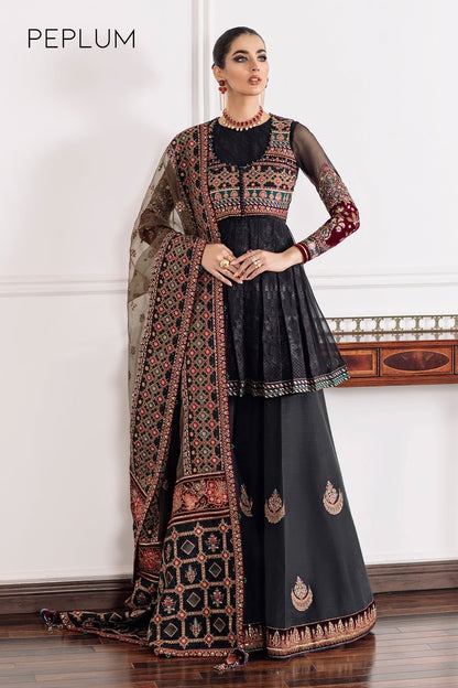 BAROQUE-EMBROIDERED CHIFFON CH09-04 - Riwayat-e-khas