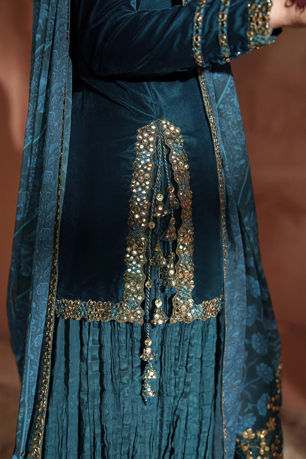 IZNIK | Raagni Velvet Formals | IV-64 Embroidered Velvet