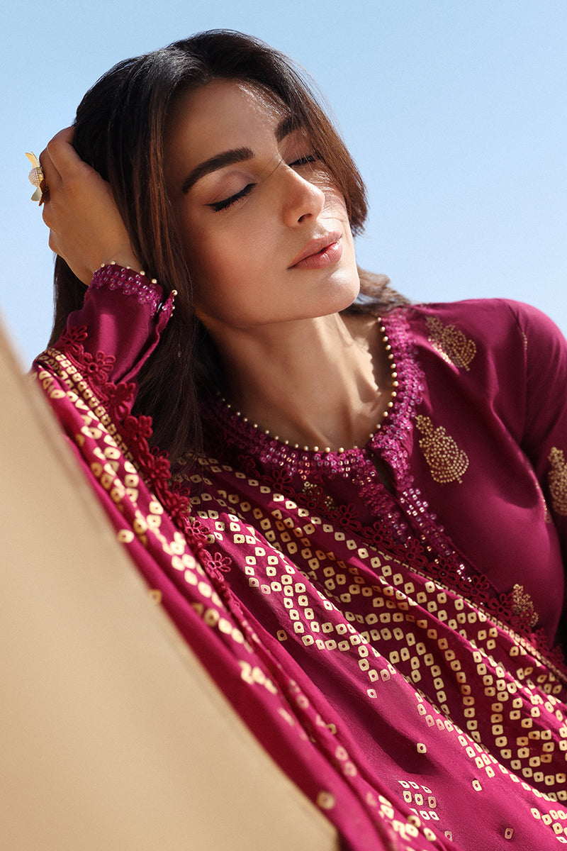 Cross Stitch | Eid Lawn 24 | CRIMSON AURA - House Of Anaya