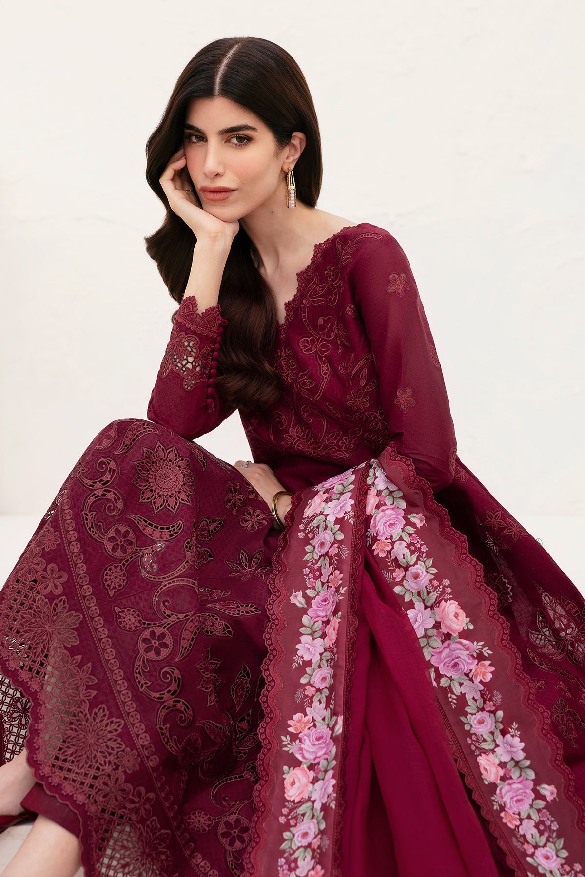 Baroque | Edit Lawn’26 | EMBROIDERED LAWN EL-D05 UNSTITCHED
