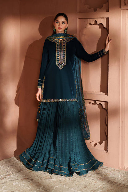 IZNIK | Raagni Velvet Formals | IV-64 Embroidered Velvet