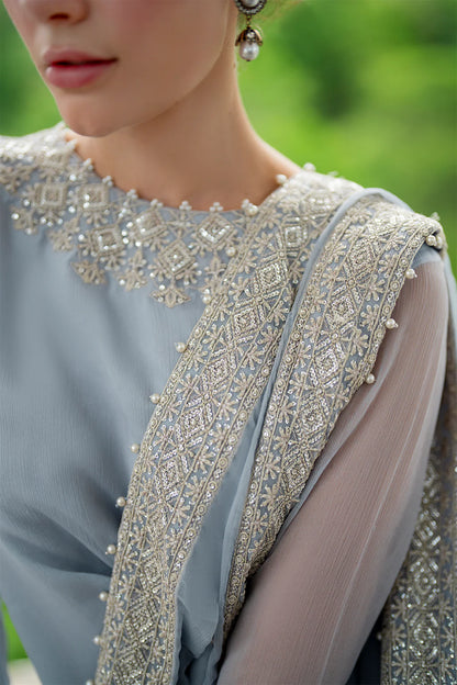 Iznik | Chinon Chiffon | CC-70 Embroidered Chiffon