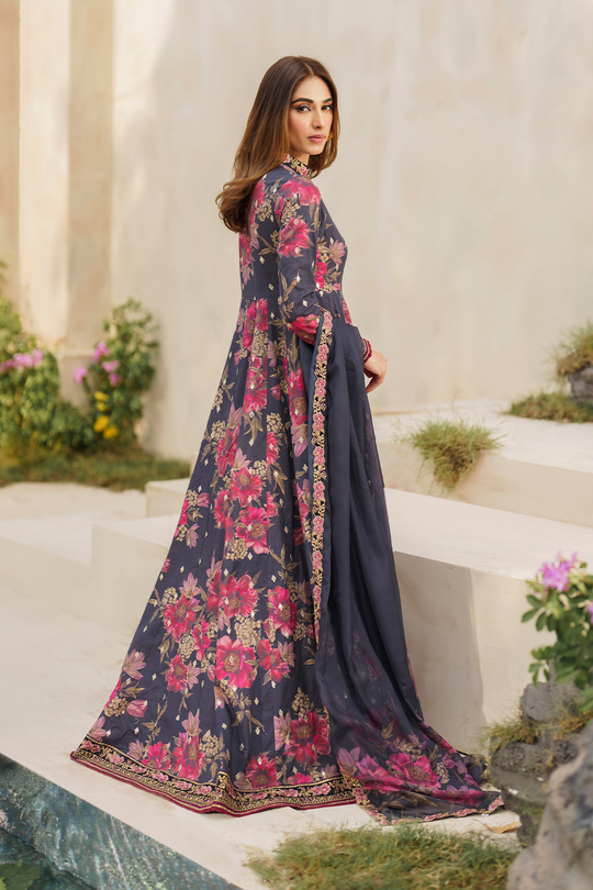 Iznik | Exclusive Lawn | SFL-12 EMBROIDERED LAWN