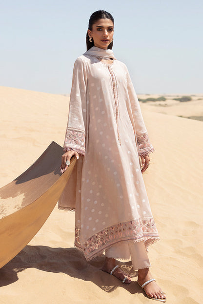 Cross Stitch | Eid Lawn 24 | DUSTY ROSE - House Of Anaya