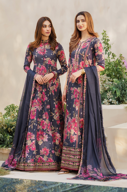 Iznik | Exclusive Lawn | SFL-12 EMBROIDERED LAWN
