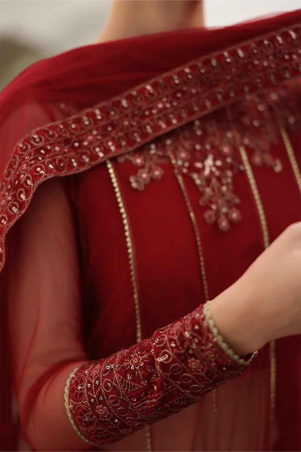 Iznik | Chinon Chiffon | CC-67 Embroidered Net