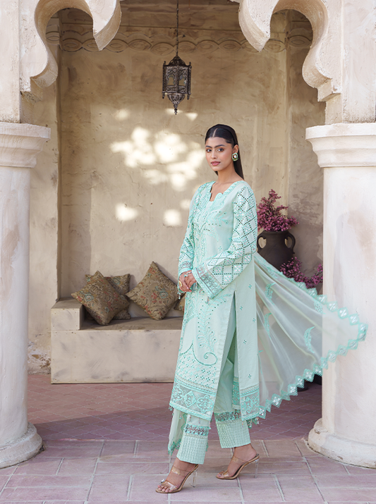 Zebtan | Zeenat Luxury Lawn Eid Collection | ZL 03 - House Of Anaya