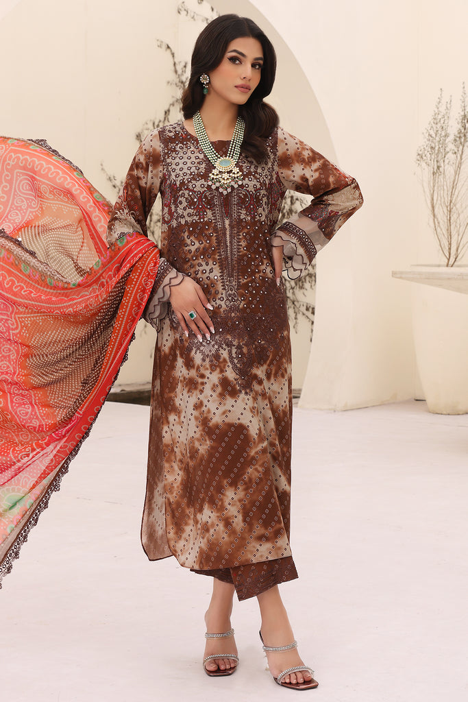 Charizma | Naranji Embroidered Lawn 24 | CN4-008 - House of Zarish