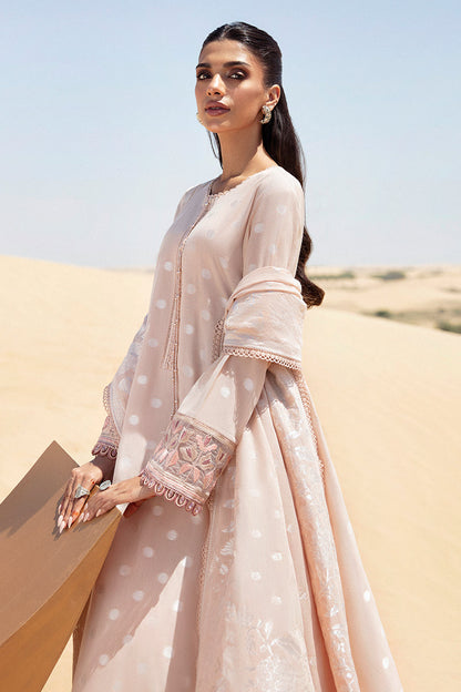 Cross Stitch | Eid Lawn 24 | DUSTY ROSE - House Of Anaya