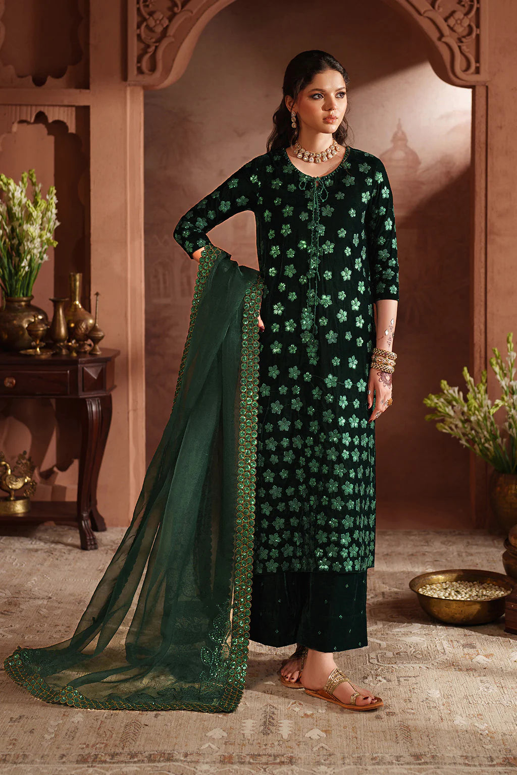 IZNIK | Raagni Velvet Formals | IV-60 Embroidered Velvet