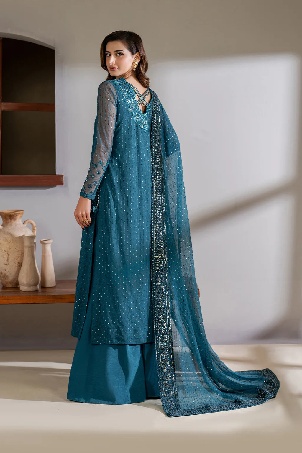 Iznik | Chinon Chiffon | CC-57 Embroidered Net