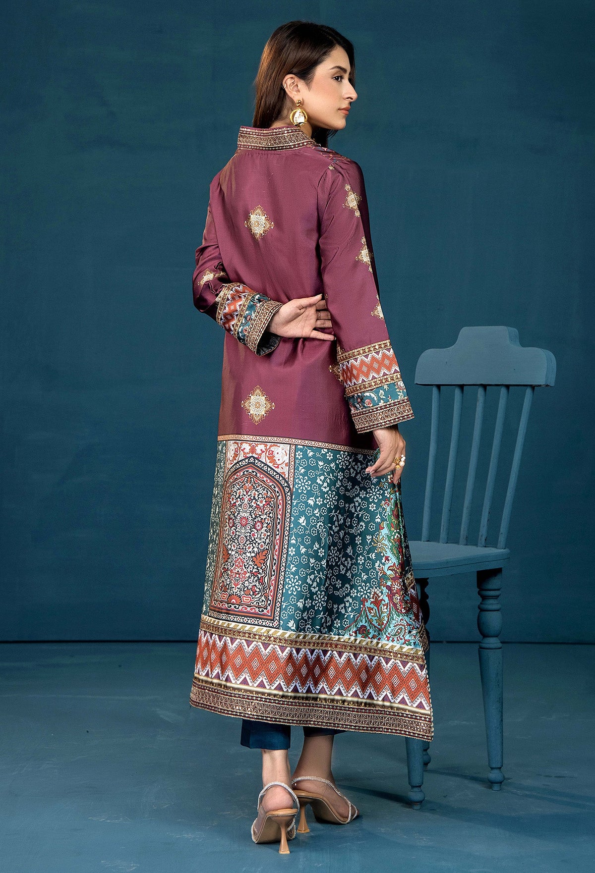 Adans Libas | Silk Shirt | SILK SHIRT-1PC  7626 - 3