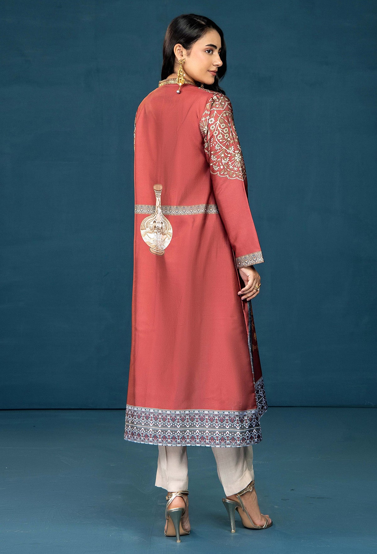 Adans Libas | Silk Shirt | SILK SHIRT-1PC  7627 - 4