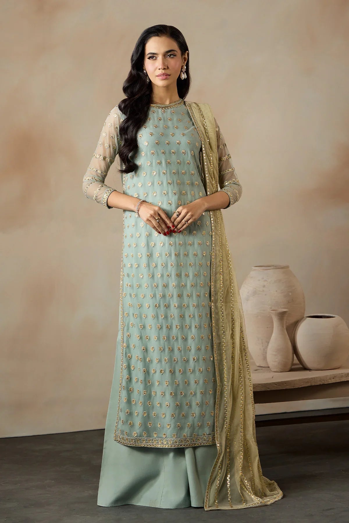 Zarif | Dharkash Formals | ZRF-DK-02 AZHARA
