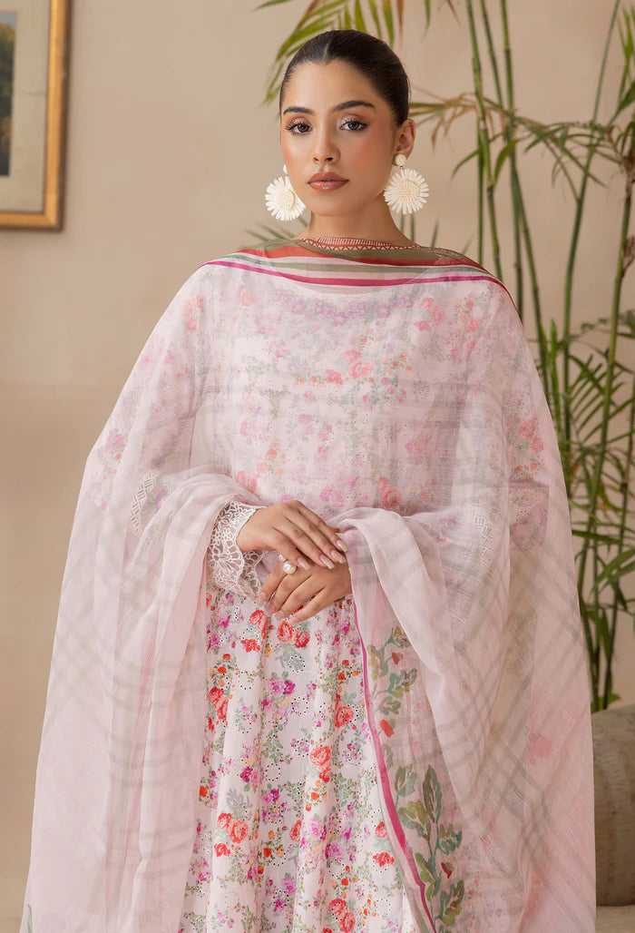 Adans Libas | Adans Chikankari Satin Lawn| CHIKANKARI 818104