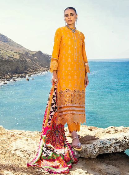 Zainab Chottani Embroidered Chikankari Lawn 3Pc Suit ZC-03A