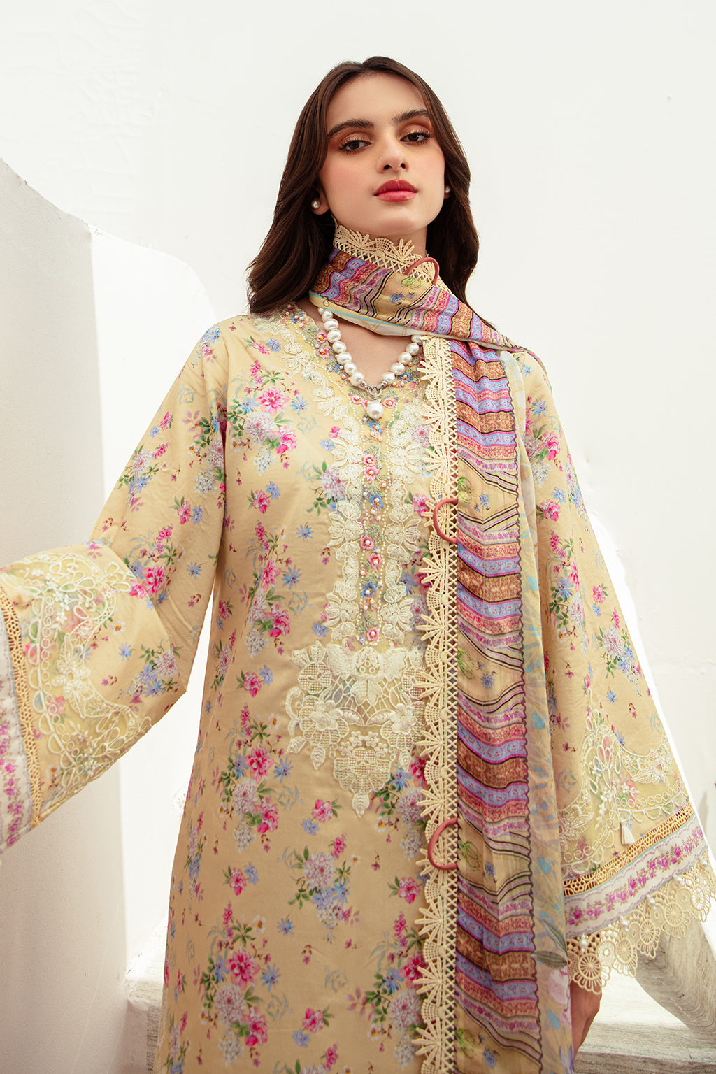 AJR Couture | Alif Affordable Lawn 24 | SUNNY DELIGHT - House Of Anaya