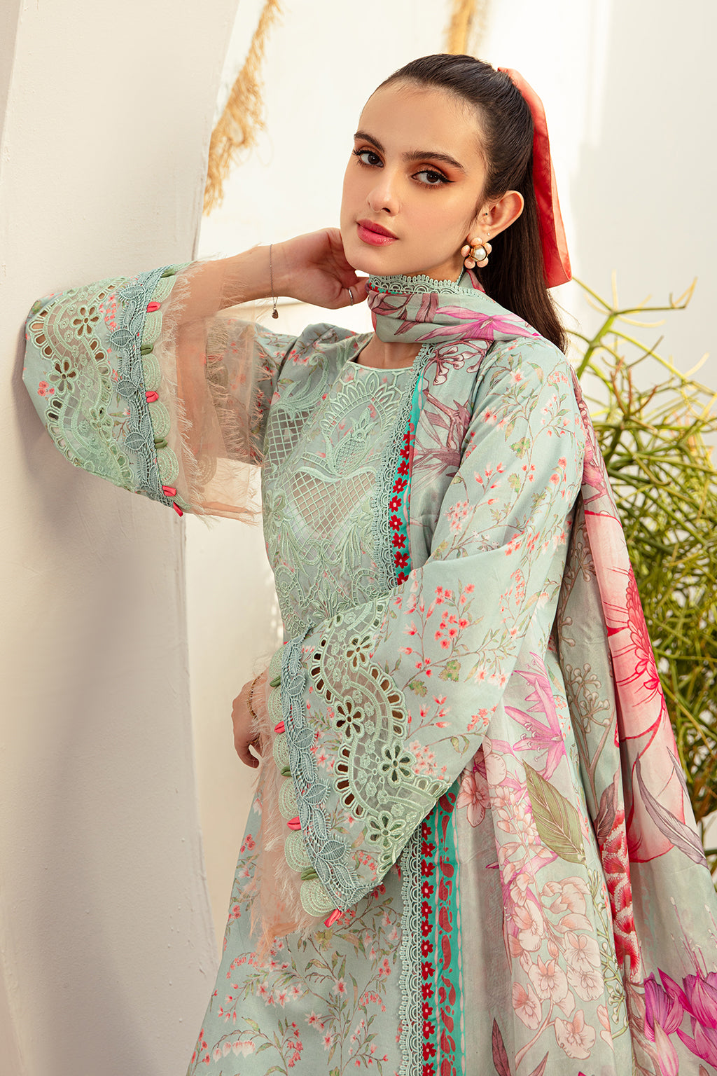 AJR Couture | Alif Affordable Lawn 24 | MISTY MORNING - House Of Anaya
