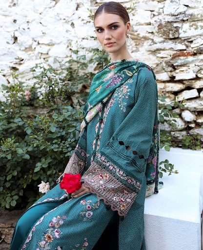 Republic Womenswear | Aylin Summer Lawn 24 | Fleur (D2-B) - House Of Anaya