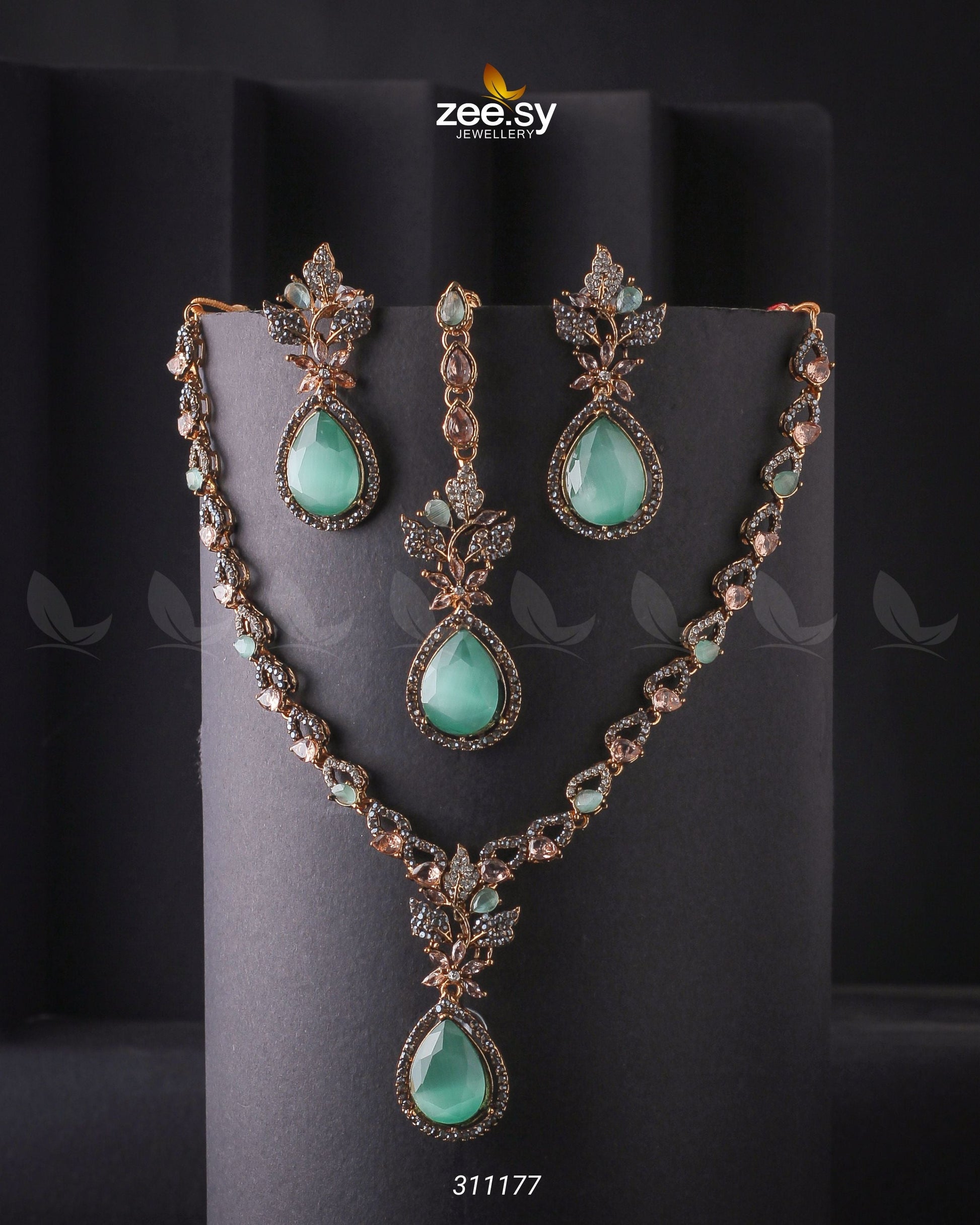 Opal Necklace Set - Libasekhas