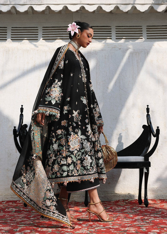 Hussain Rehar | Kalabagh Luxury Lawn 26 | Sable