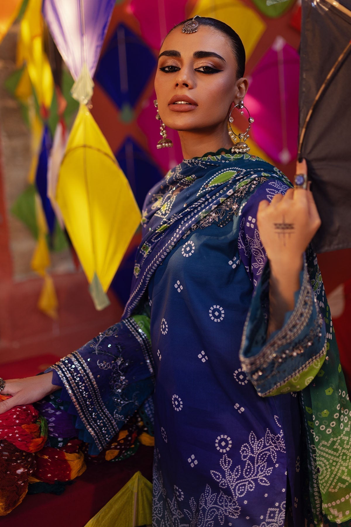 Nureh | Bazaar Lawn | NS-133 - House Of Anaya