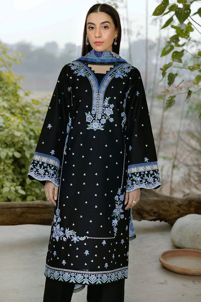 Farasha | Summer Weaves Embroidered Lawn | Ashen Light