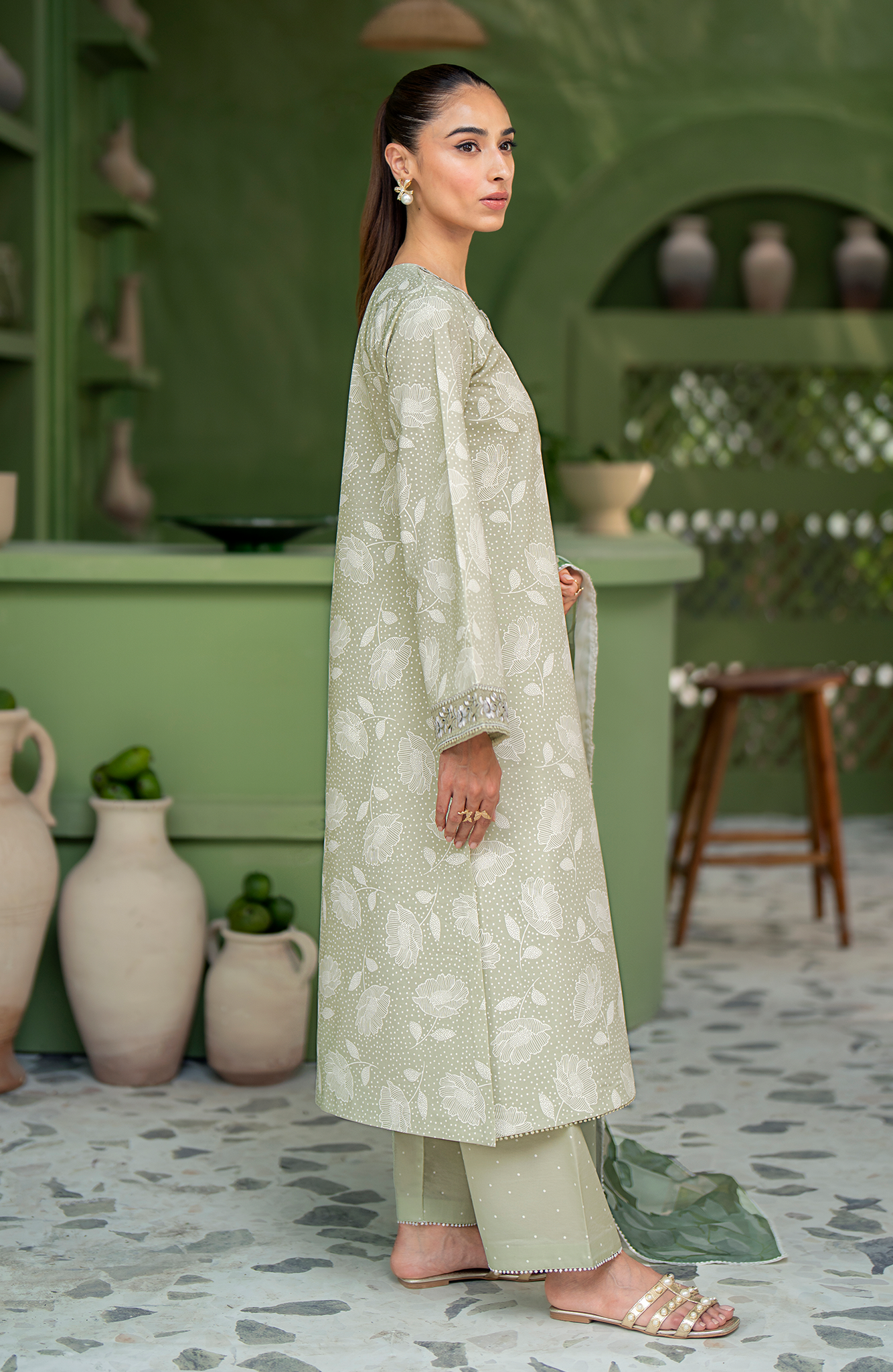 Seran | Artisan Lawn 25 | PISTACHE - House Of Anaya