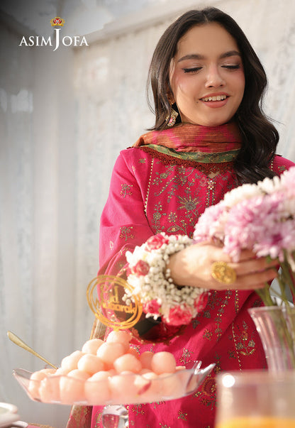 Asim Jofa | Summer Rhapsody | AJUBU-06 Embroidered Jacquard