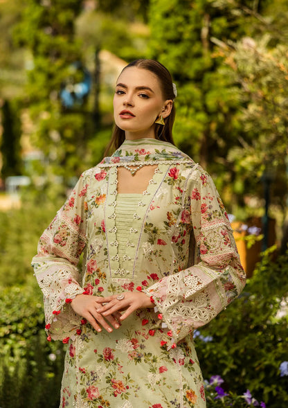 Elaf Premium | Print Chikankari 25 | ELK-04A DEAR PARADISE