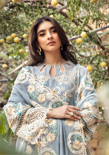 Elaf Premium | Luxury Lawn 25 | ELM-7B MAHVEEN