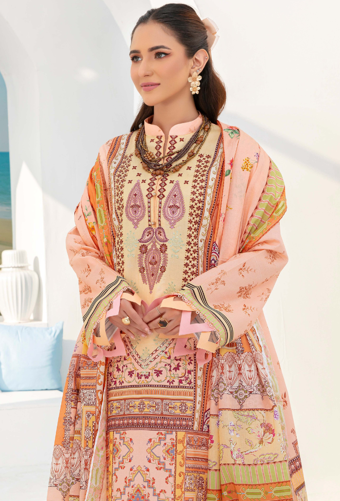 Humdum | Saira Bano Lawn 24 | D10 - House Of Anaya