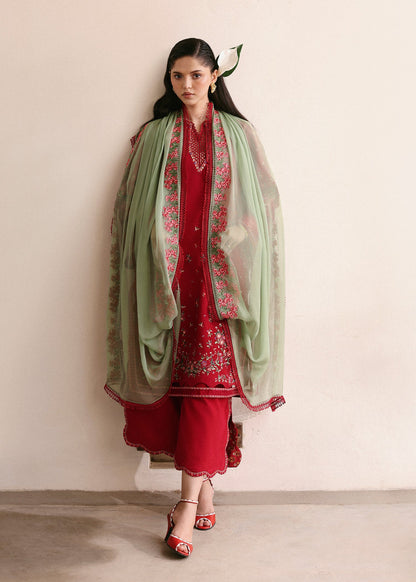 Hussain Rehar | Eid Pret SS 26 | Scarlet