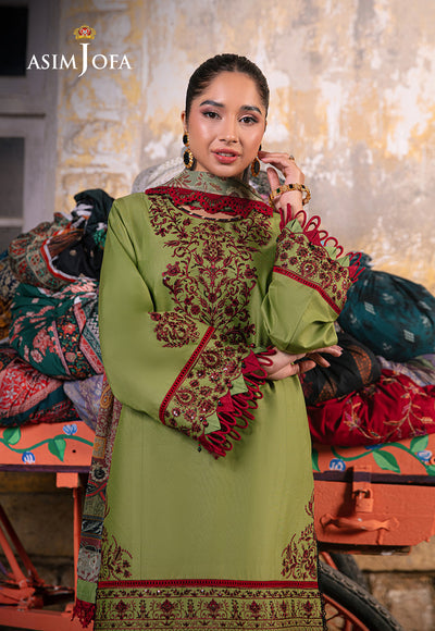 Asim Jofa | Embroidered Lawn Collection | AJAR-33 - House Of Anaya