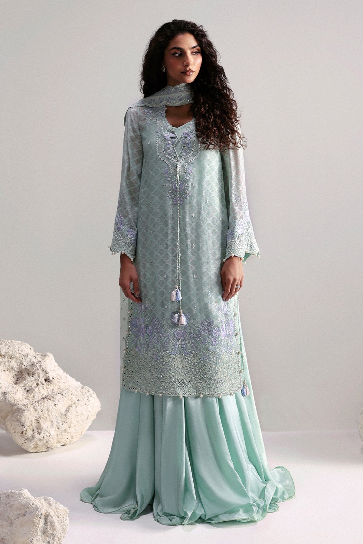 Afrozeh | Slate Ready to Wear | Elysia