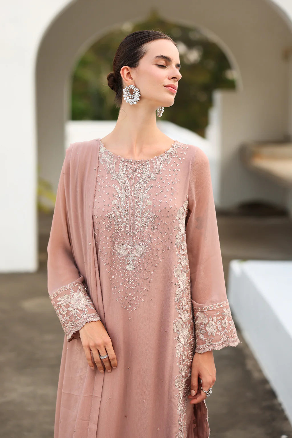 Iznik | Chinon Chiffon | CC-69 Embroidered Chiffon