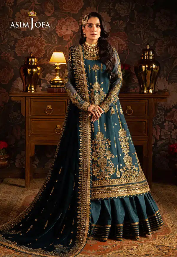 Asim Jofa | Makhmal Wedding Velvet 23 | AJMM-07 - House Of Anaya