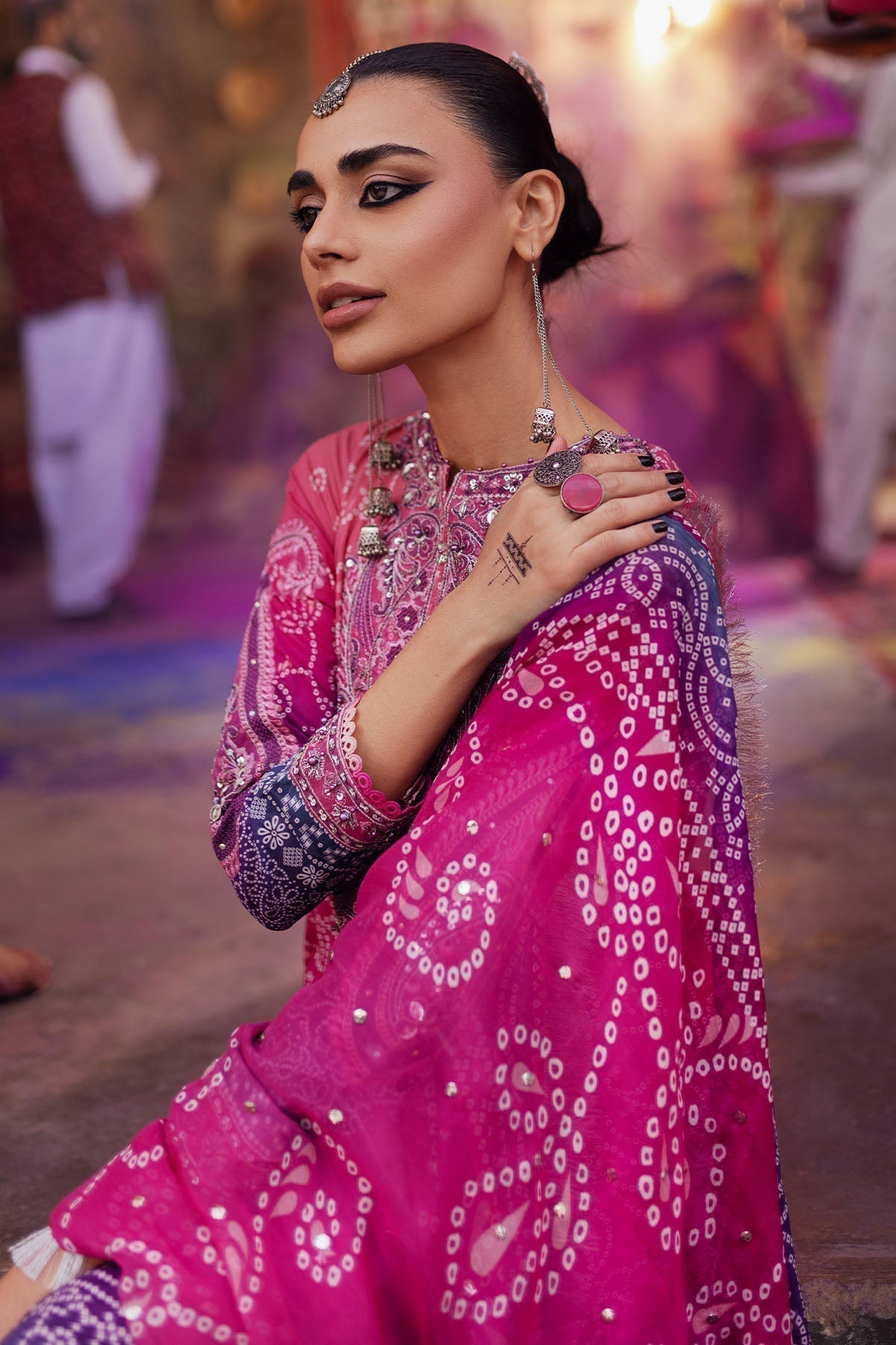 Nureh | Bazaar Lawn | NS-131 - House Of Anaya