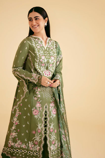 Qalamkar | Qlinekari Luxury Lawn | SQ-14 SEMAL - House Of Anaya