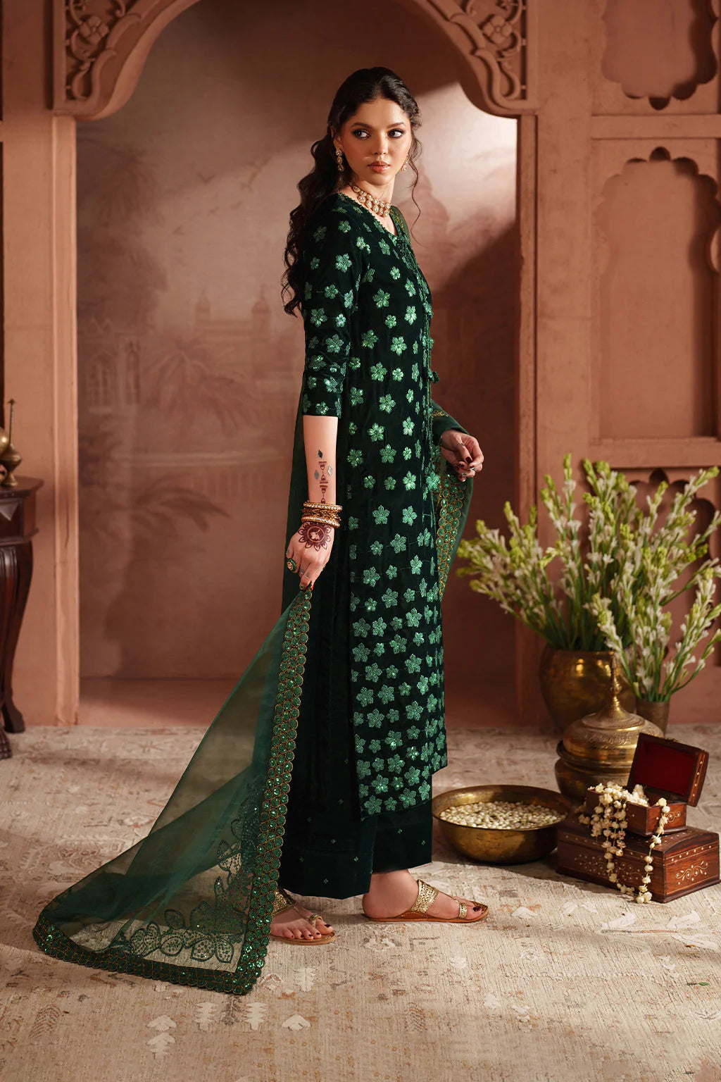IZNIK | Raagni Velvet Formals | IV-60 Embroidered Velvet