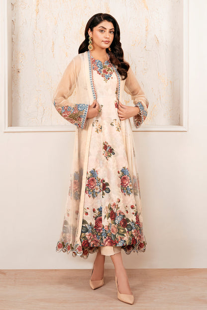 Baroque | Luxury Pret 25 | EMBROIDERED CHIFFON PR-1053