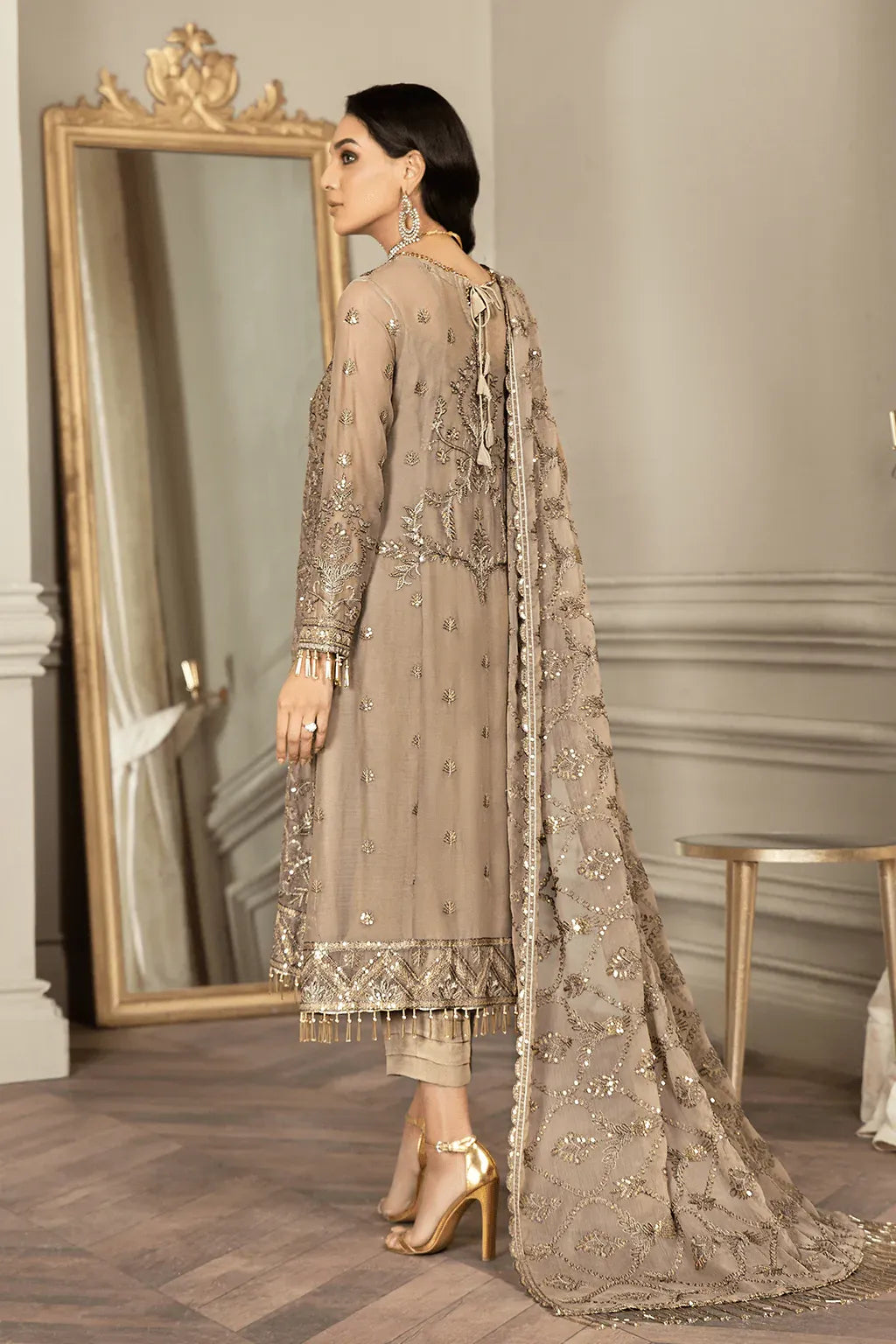 Zarif | Mehroz Formals | LIME STONE - House Of Anaya