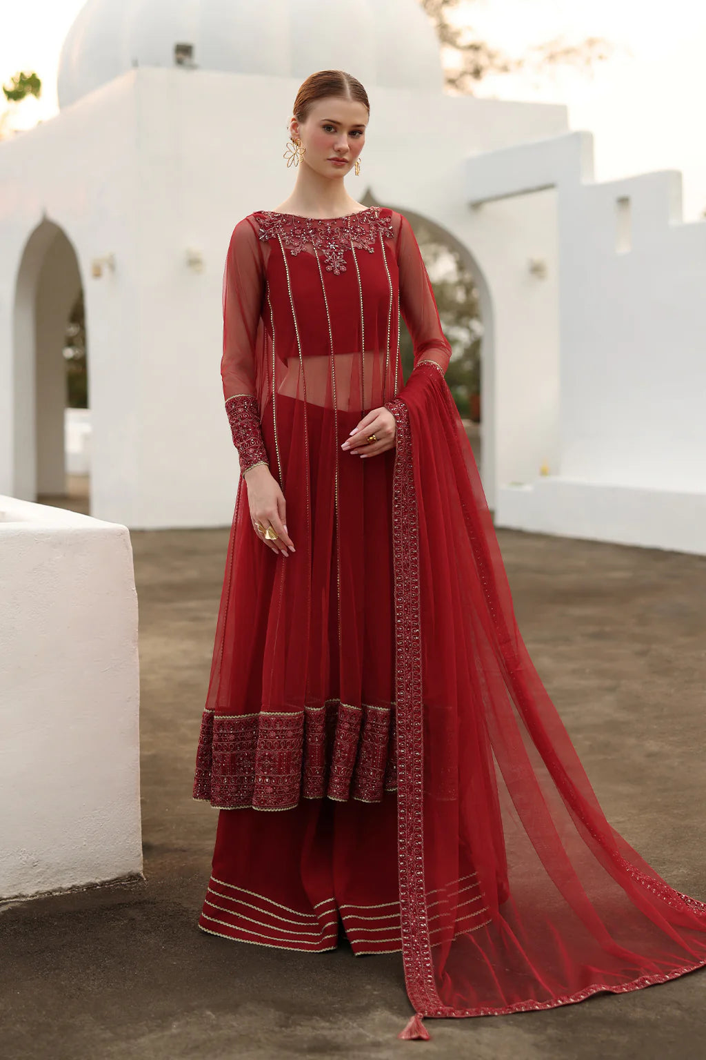 Iznik | Chinon Chiffon | CC-67 Embroidered Net