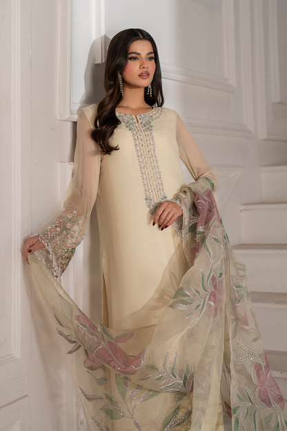 Iznik I Festive Formal I UE-413 Embroidered Chiffon
