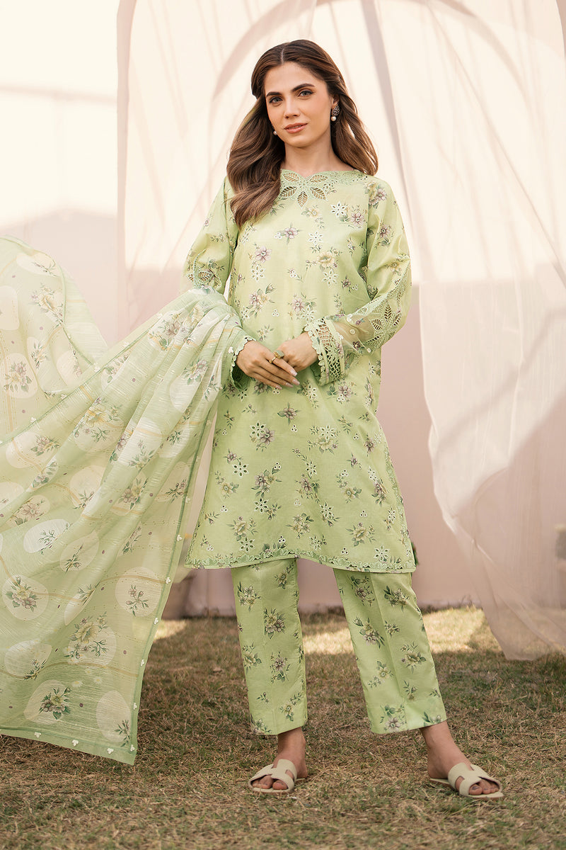 Baroque | Luxury Pret 24 | LAWN UF-595 - House Of Anaya