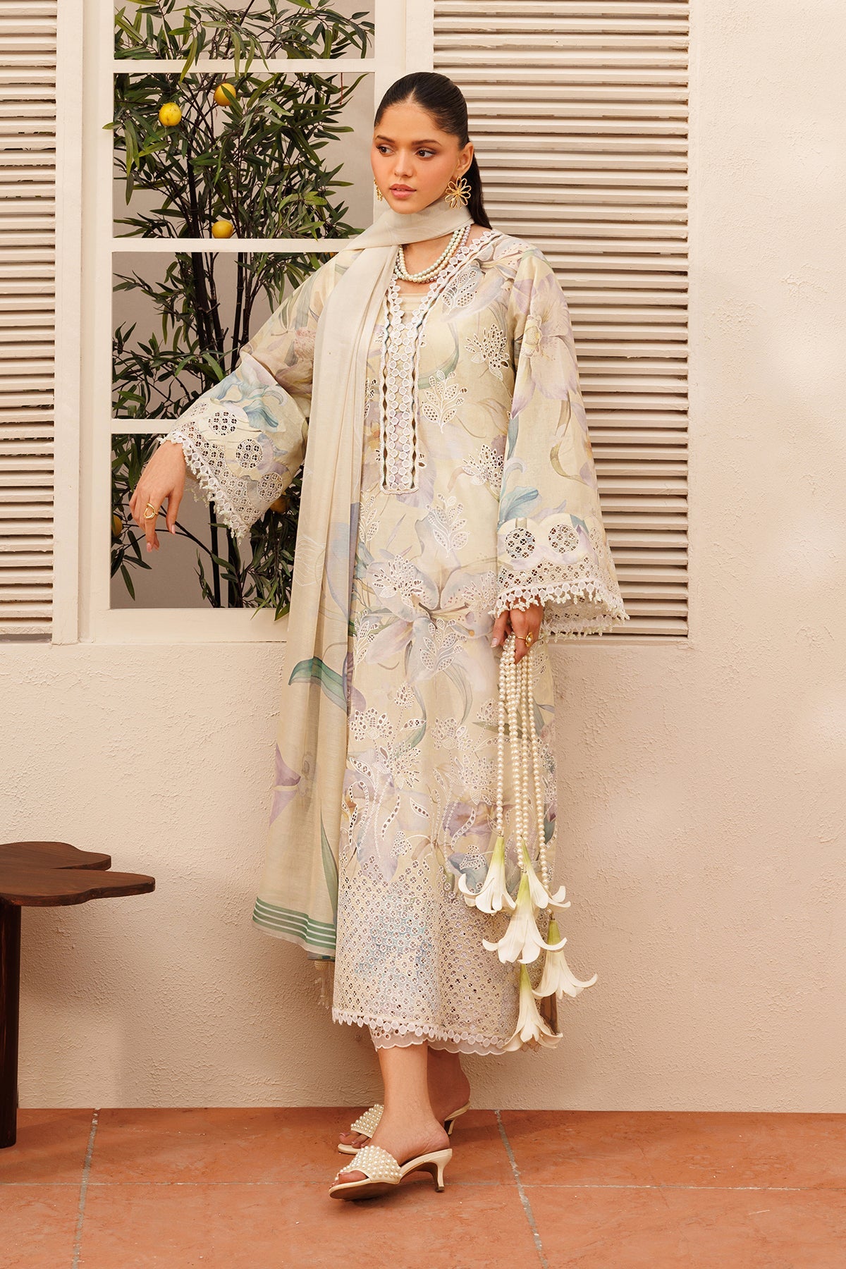 Baroque | Embroidered Lawn | SF-4396