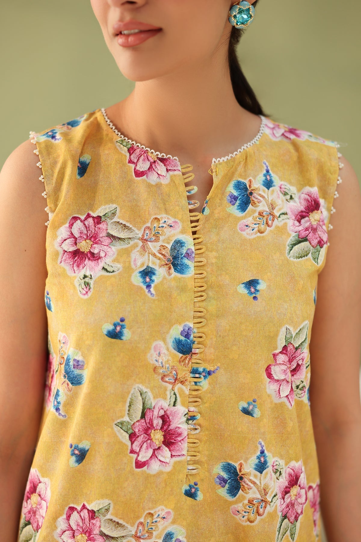 Baroque | Eid Printique | EMBROIDERED PRINTED LAWN UF-4182