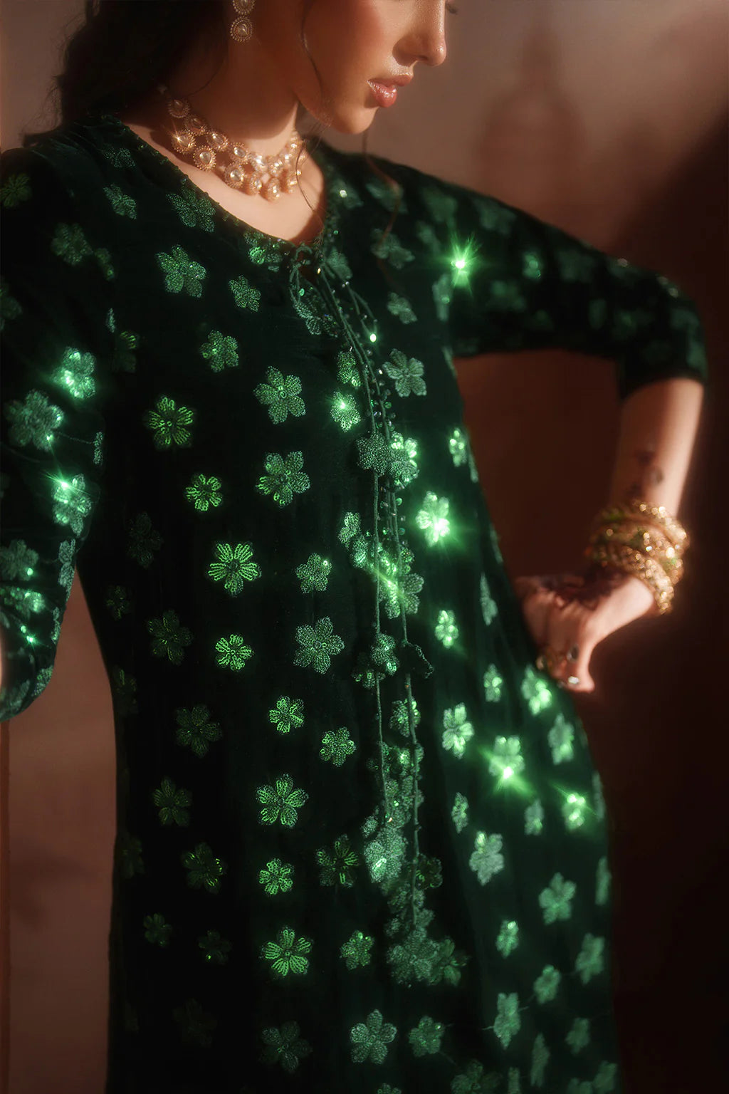 IZNIK | Raagni Velvet Formals | IV-60 Embroidered Velvet